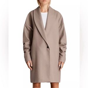 ALLSAINTS Woman’s Wool blend Coat NWOT.